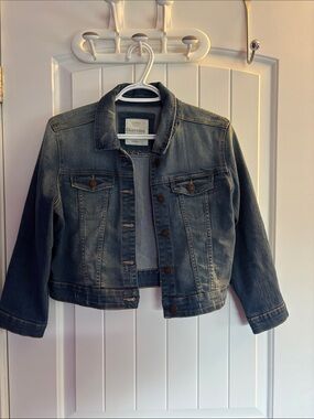 Bluenotes Girls' Washed Blue Denim Jacket